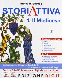 9788800222075 Storia attiva vol 1, il medioevo Le Monnier