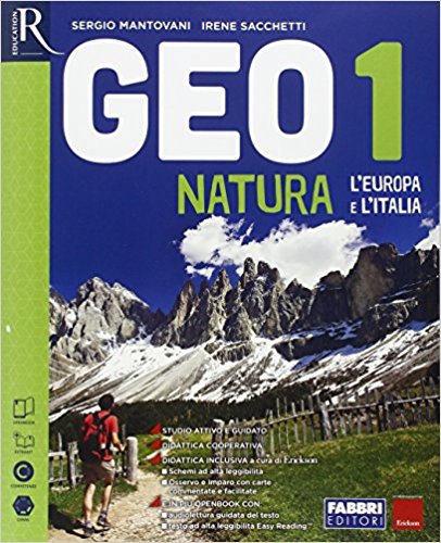 9788891522290 Geo Natura 1 – L’Europa e l’Italia Fabbri editori
