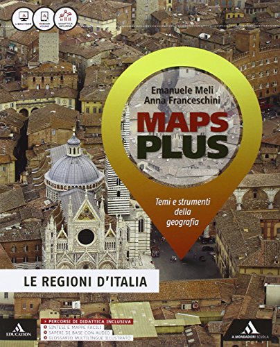 9788824760898 Maps Plus vol.1 – Le regioni d’Italia Mondadori scuola