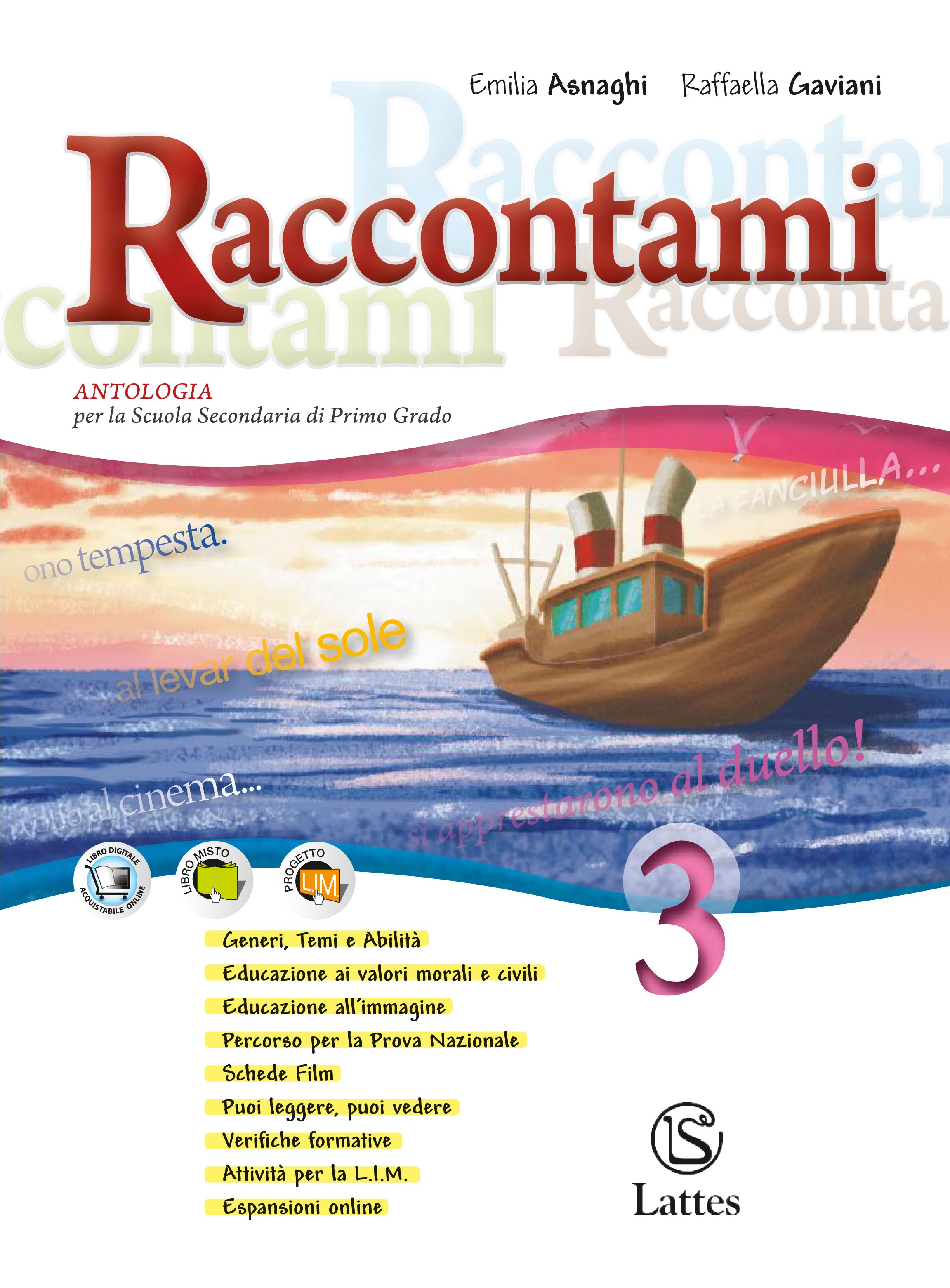 9788880425151 Raccontami vol. 3 Antologia Lattes