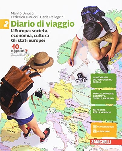 9788808842688 DIARIO VIAGGIO vol. 2 – L’Europa: società, economia, cultura. Gli stati europei Zanichelli