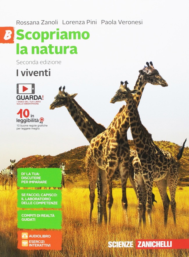 9788808921314 SCOPRIAMO LA NATURA 2 ed. Vol. B – I viventi Zanichelli