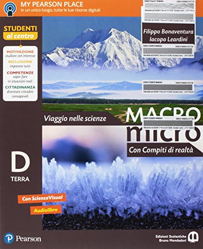 9788842433484 Viaggio nelle Scienze – Macro Micro D – Terra Bruno Mondadori