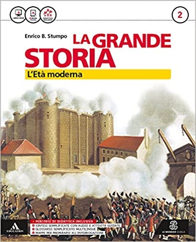 9788800344876 La grande storia 2 – L’Età moderna Mondadori Education