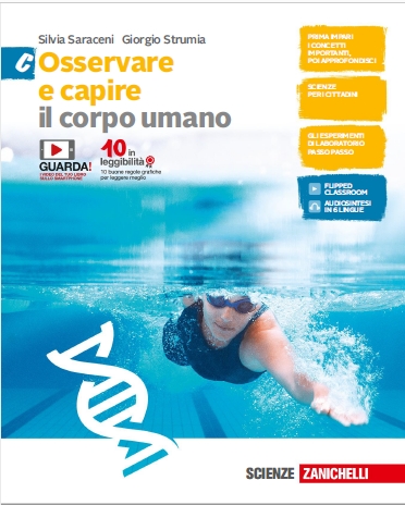 9788808875402 Osservare e capire le scienze – Vol.C Il corpo umano Zanichelli