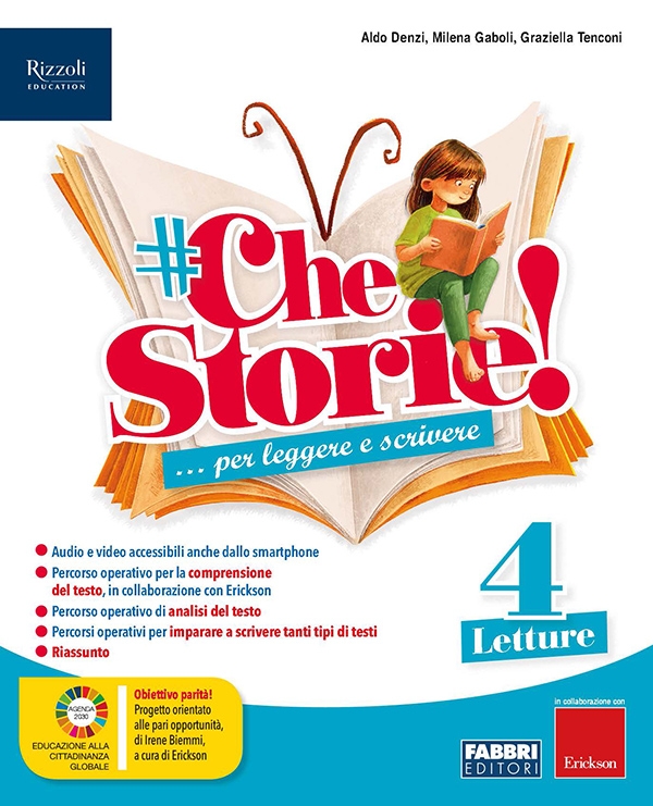 9788891540027 #Che storie! 4 Per leggere e scrivere Fabbri editori