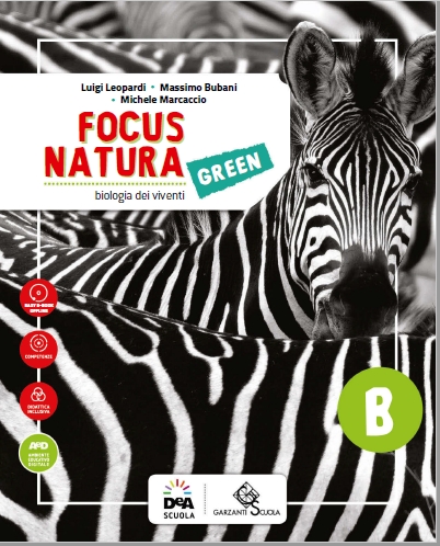 9788859541059 Focus Natura Green B biologia di viventi De Agostini