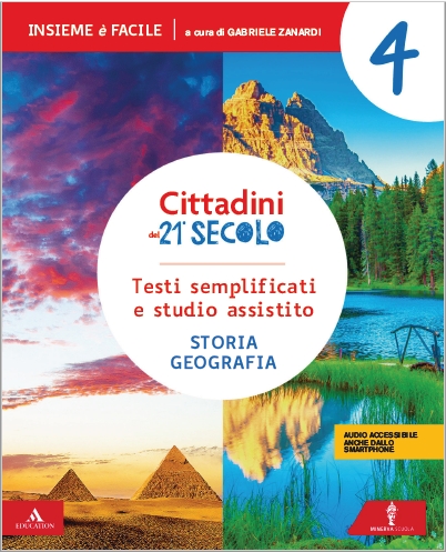 9788829858194 Cittadini del 21.o secolo -Testi semplificati 4 – Storia e Geografia Minerva Italica