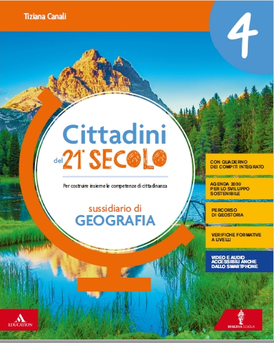 9788824771818 Cittadini del 21.o secolo – Suss. Geografia 4 Minerva Italica