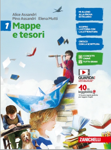 9788808520654 MAPPE E TESORI – Vol. 1 ZANICHELLI