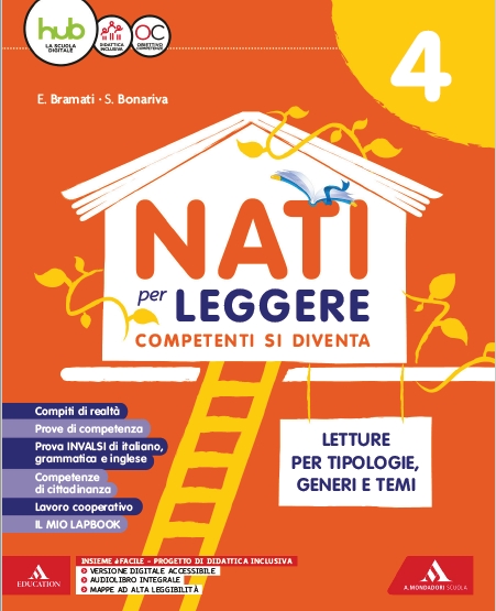 9788824766159 NATI PER LEGGERE – LETTURE 4° A.Mondadori Scuola