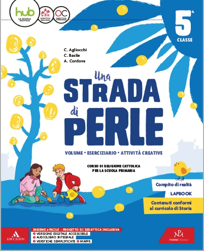 9788851909857 UNA STRADA DI PERLE PLUS 2°CICLO 5 PIEMME SCUOLA