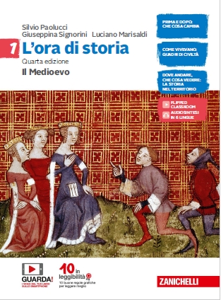 9788808648204 L’ora di Storia 1 – Il Medioevo – edizione 4 Zanichelli