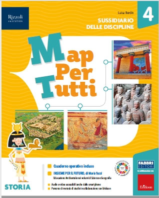 978889155132 Map per tutti 4 Storia Fabbri Scuola