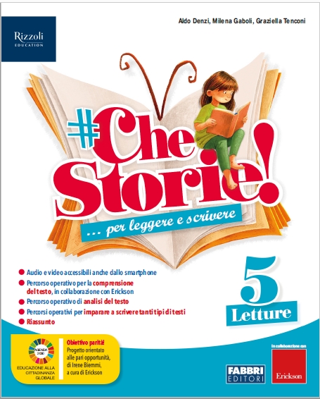 9788891539809 Che Storie 5 Letture Fabbri Scuola