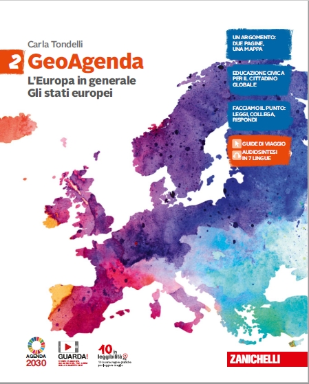 9788808612397 GEOAGENDA – VOL. 2  L’EUROPA IN GENERALE. GLI STATI EUROPEI ZANICHELLI EDITORE