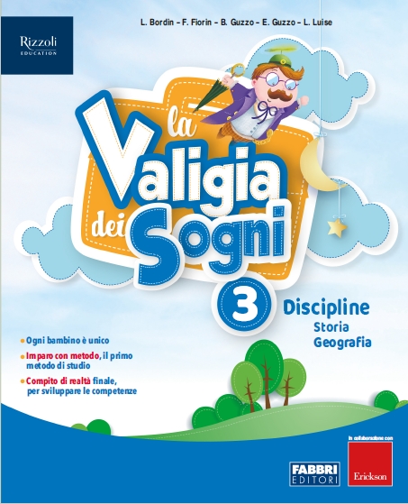 978889153198 La valigia dei sogni 3 Storia e Geografia Fabbri Scuola