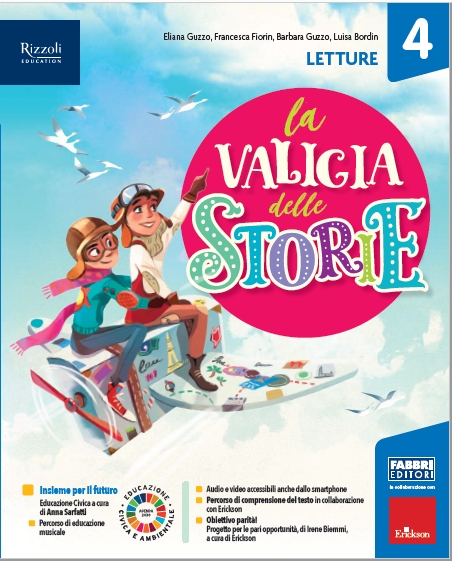 9788891552518 La Valigia delle Storie 4 Letture Fabbri Scuola