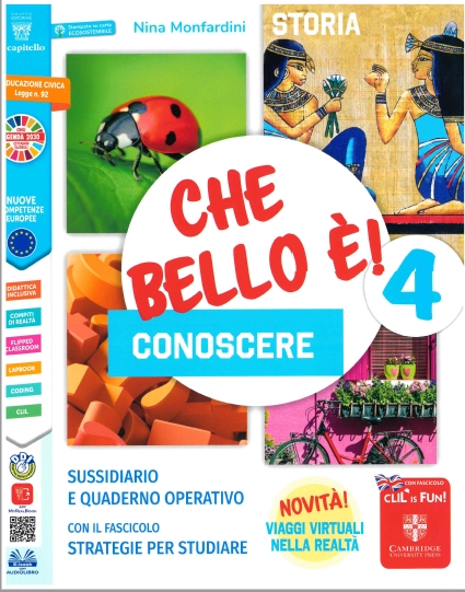 9788842632276 CHE BELLO E! CONOSCERE 4 Storia IL CAPITELLO