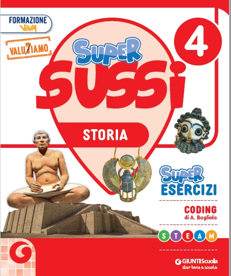 9788809941113 SUPER SUSSI CL. 4 STORIA GIUNTI SCUOLA