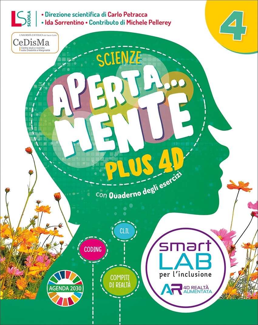 9788876275302 Aperta…mente Plus 4D 4 – solo Scienze Lisciani scuola