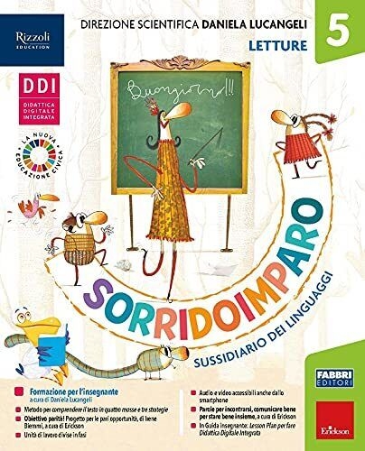 9788891563323 Sorridoimparo classe 5 Letture Fabbri Scuola