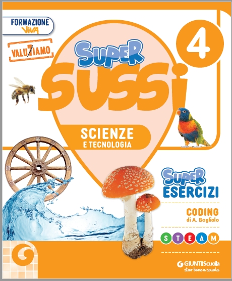 9788809941113 SUPER SUSSI CL. 4 SCIENZE GIUNTI SCUOLA