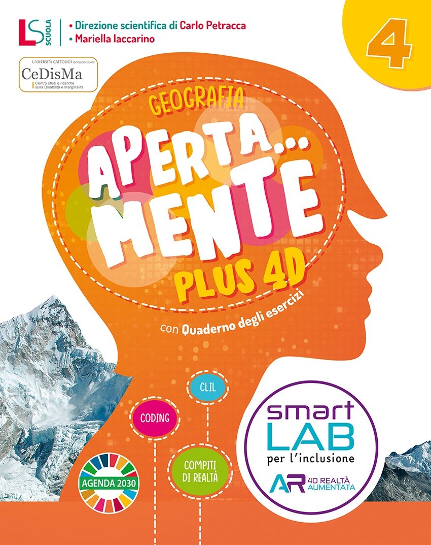 9788876275296 Aperta…mente Plus 4D 4 – Geografia Lisciani scuola