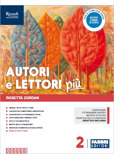 9788891534606 AUTORI E LETTORI PIU’ – VOL. 2 FABBRI SCUOLA