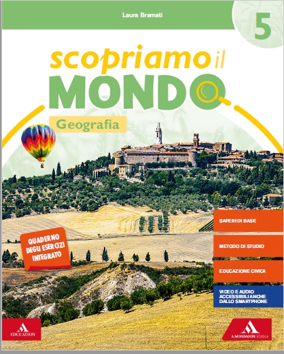 9788824790659 Scopriamo il mondo 5 – Geografia Mondadori Scuola