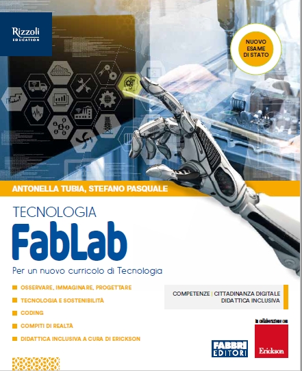 9788891539373 FABLAB / TECNOLOGIA FABBRI SCUOLA