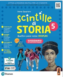 9788861618312 Scintille di storia 5 sussidiario discipline Pearson