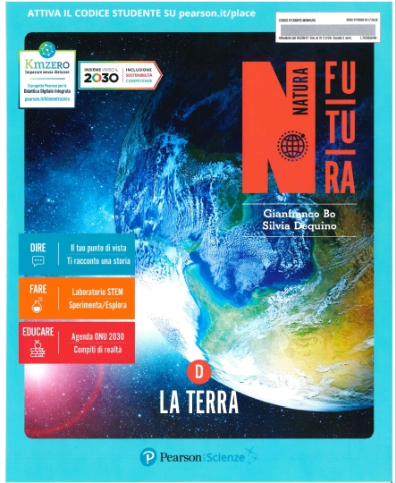 9788891917362 NATURA FUTURA – D – LA TERRA PEARSON SCIENCE