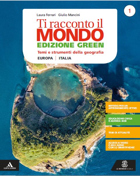 9788800359177 TI RACCONTO IL MONDO EDIZIONE GREEN VOLUME 1 LE MONNIER