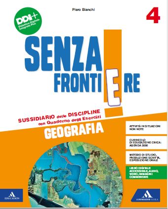 9788824779371 SENZA FRONTIERE / Geografia 4° A. Mondadori Scuola
