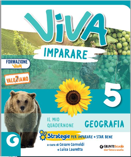 9788809964624 VIVA IMPARARE CL. 5 Geografia GIUNTI SCUOLA