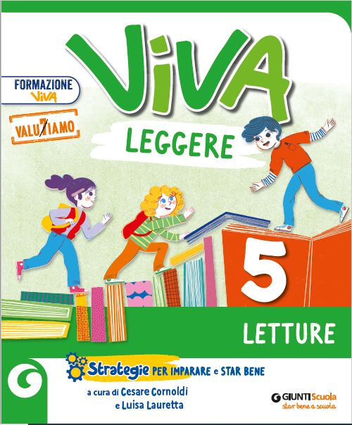 9788809964570 VIVA LEGGERE CL. 5  LETTURE GIUNTI SCUOLA