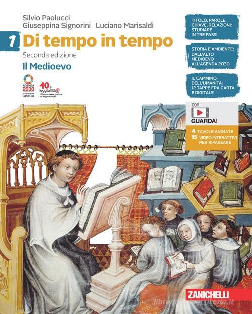 9788808320131 DI TEMPO IN TEMPO 2ED – VOLUME 1  IL MEDIOEVO ZANICHELLI EDITORE