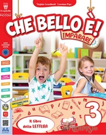 9788826136486 CHE BELLO È! IMPARARE 3 – Il libro della lettura PICCOLI