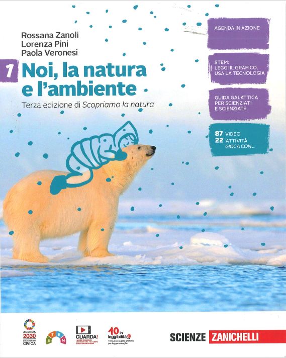 9788808464439 Noi, la Natura, e l’Ambiente 1 Zanichelli