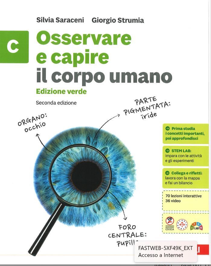 9788808299710 OSSERVARE E CAPIRE LE SCIENZE 2ED. EDIZIONE VERDE – C – 2025 ZANICHELLI EDITORE