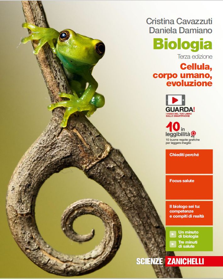 9788808440495 BIOLOGIA – CELLULA, CORPO UMANO, EVOLUZIONE (LDM) / TERZA EDIZIONE 324 ZANICHELLI EDITORE