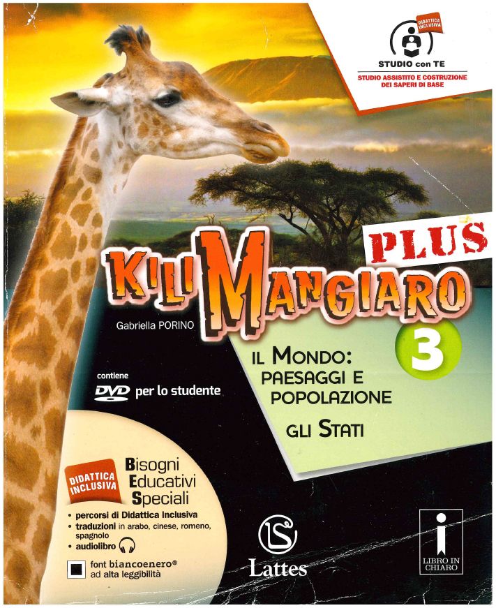 9788869170386 KILIMANGIARO PLUS VOL. 3 – IL MONDO: PAESAGGI E POPOLAZIONE, GLI STATI360 LATTES