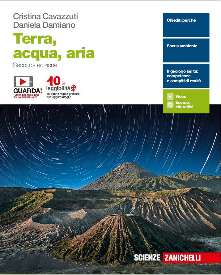 9788808520593 TERRA, ACQUA, ARIA – VOLUME UNICO / SECONDA EDIZIONE ZANICHELLI EDITORE