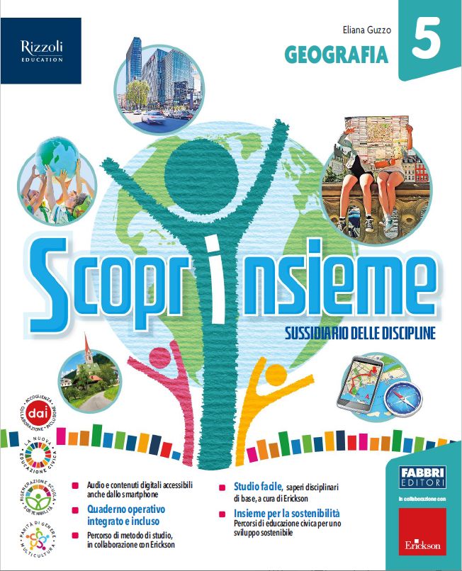 9788891576927 Scoprinsieme 5. Tomo antropologico e tomo scientifico. Geografia vol. 2 Fabbri