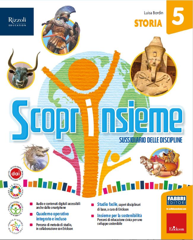 9788891576927 Scoprinsieme 5. Tomo antropologico e tomo scientifico. Storia   vol. 2 Fabbri
