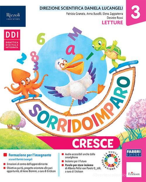 9788891560414 SORRIDOIMPARO CRESCE / CLASSE 3 – LETTURE FABBRI SCUOLA