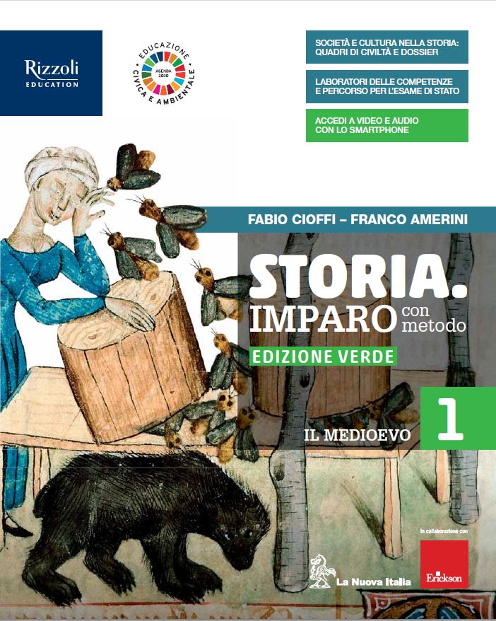 9788830211087 STORIA. IMPARO CON METODO – EDIZIONE VERDE / VOLUME 1 LA NUOVA ITALIA EDITRICE