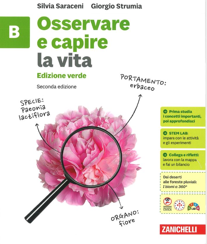 9788808299710 OSSERVARE E CAPIRE LE SCIENZE 2ED. EDIZIONE VERDE – B – 2025 ZANICHELLI EDITORE