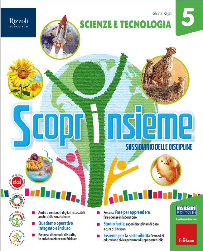 9788891576927 Scoprinsieme 5. Tomo antropologico e tomo scientifico. Scienze  vol. 2 Fabbri